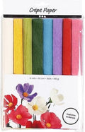 Creativ company crêpepapier basis tinten 8 stuks 25x60 cm