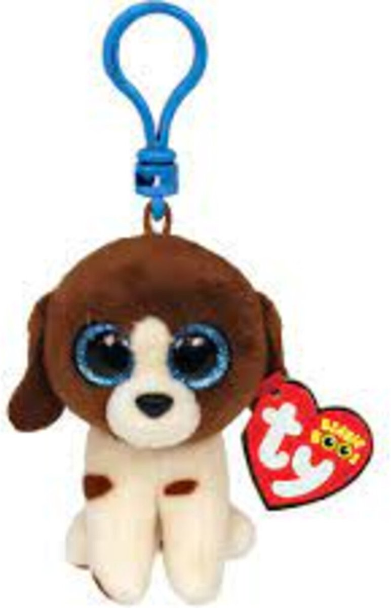 Ty Beanie Boos Clip verwirrt Hund, 7 cm