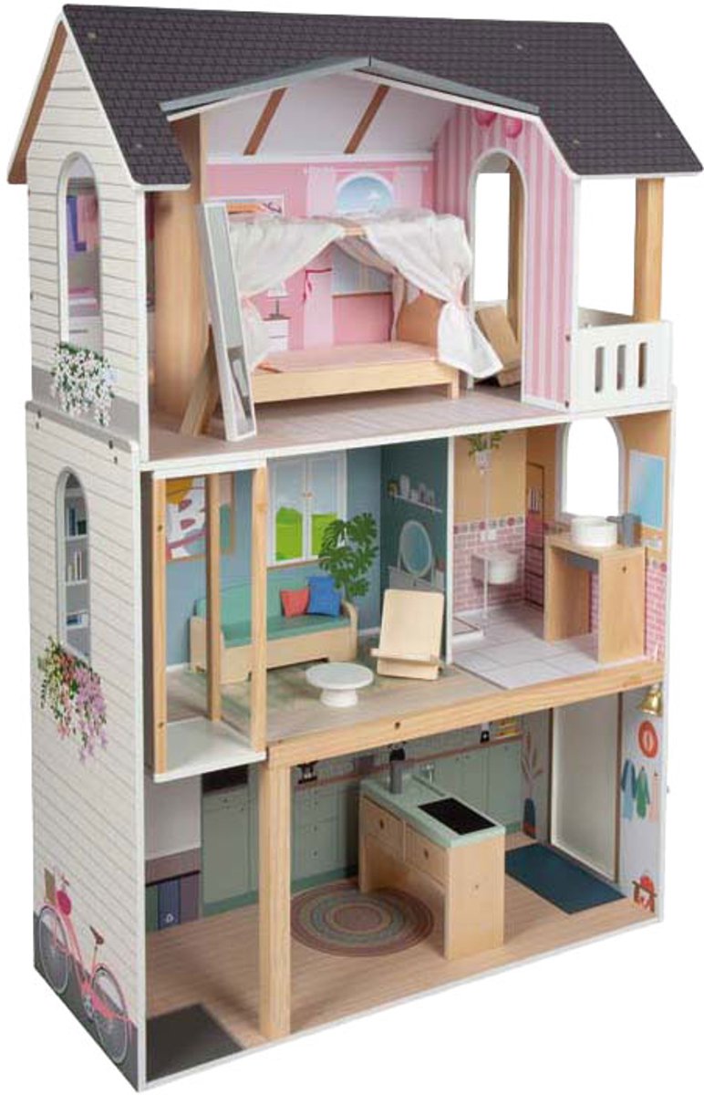 Small Foot - Puppenhaus-Traumvilla aus Holz XL