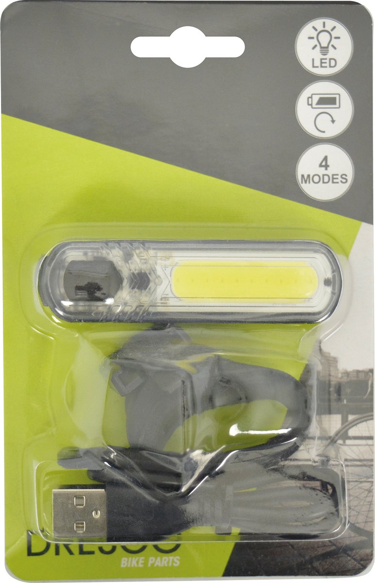 Dresco voorlicht led cob oplaadbaar