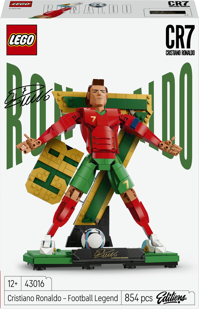 Lego editions sports cristiano ronaldo – voetballegende