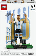 Lego editions lionel messi – voetballegende voetbal speelgoed voor kinderen - 43015