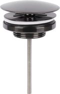 Differnz afvoerplug gun metal â€“ always open â€“ ã˜ 72 mm â€“ met schroef