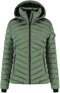 Kjelvik harmke dames outdoorjas - licht groen