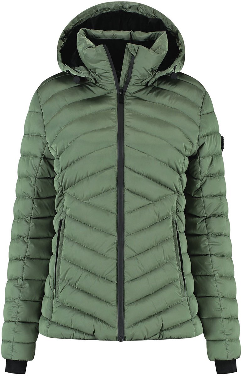 Kjelvik harmke dames outdoorjas - licht groen