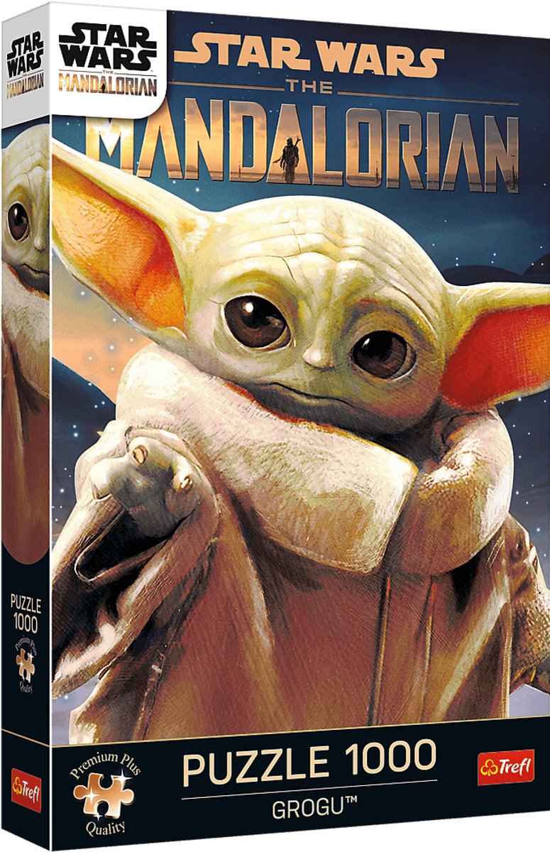 Trefl premium plus quality star wars grogu, 1000 stuk(s), televisie films