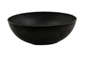 Hbx natural living schaal melamine ø30xh10cm zwart