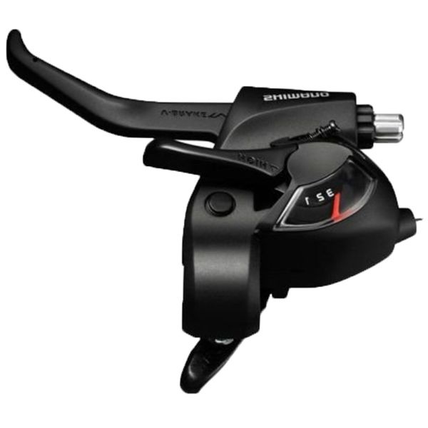 Schalthebel (links) mit Bremshebel, 3-Gang Shimano Tourney ST-TX800 – 2-Finger – schwarz