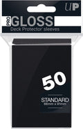 Ultrapro standaard deck protector sleeves black (50st)