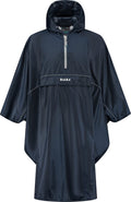 Ralka regenponcho waterdicht reflectie - blauw - volwassenen one size