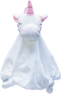 Beeztees puppy speelgoed knuffeldoek unicorn - puppy knuffel - honden speelgoed - pluche - wit - 33x25x14 cm