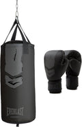 Everlast prospect 2 heavy bag kit, black grey, 76x28 cm