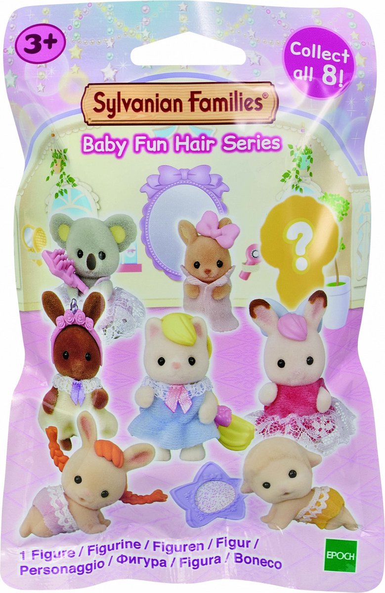 Sylvanian families verrassingszakjes gek haar- 1 baby figuur met accessoire