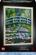 Lego ® art claude monet – brug over een vijver met waterlelies 31220
