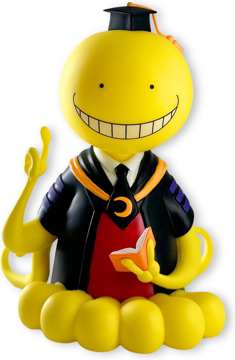 Plastoy assassination classroom - koro sensei spaarpot geel