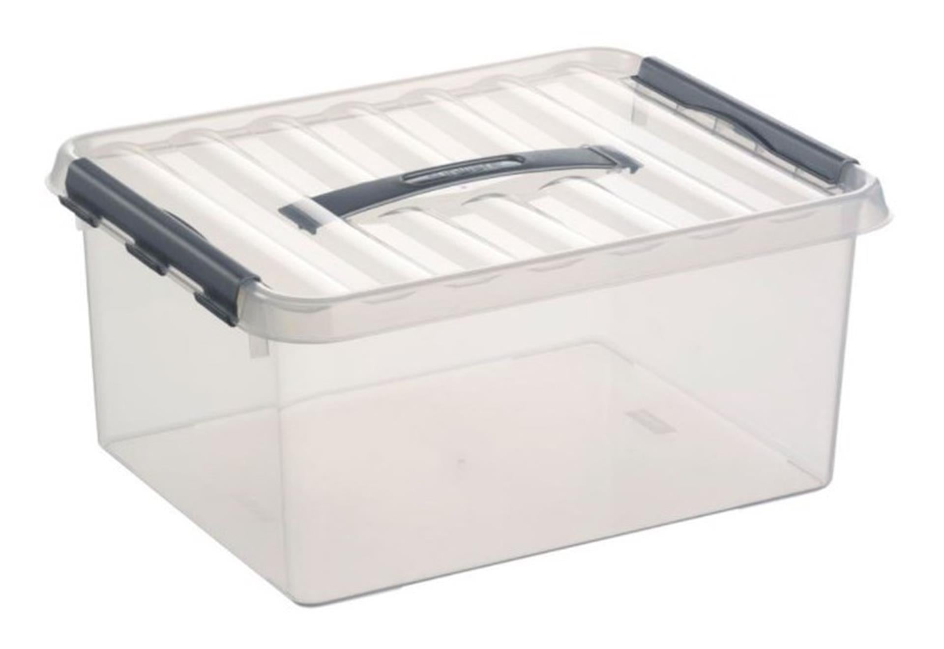 Sunware q-line opbergbox 15l transparant