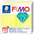 Fimo klei soft effect neon geel nr. 101 - 57gram
