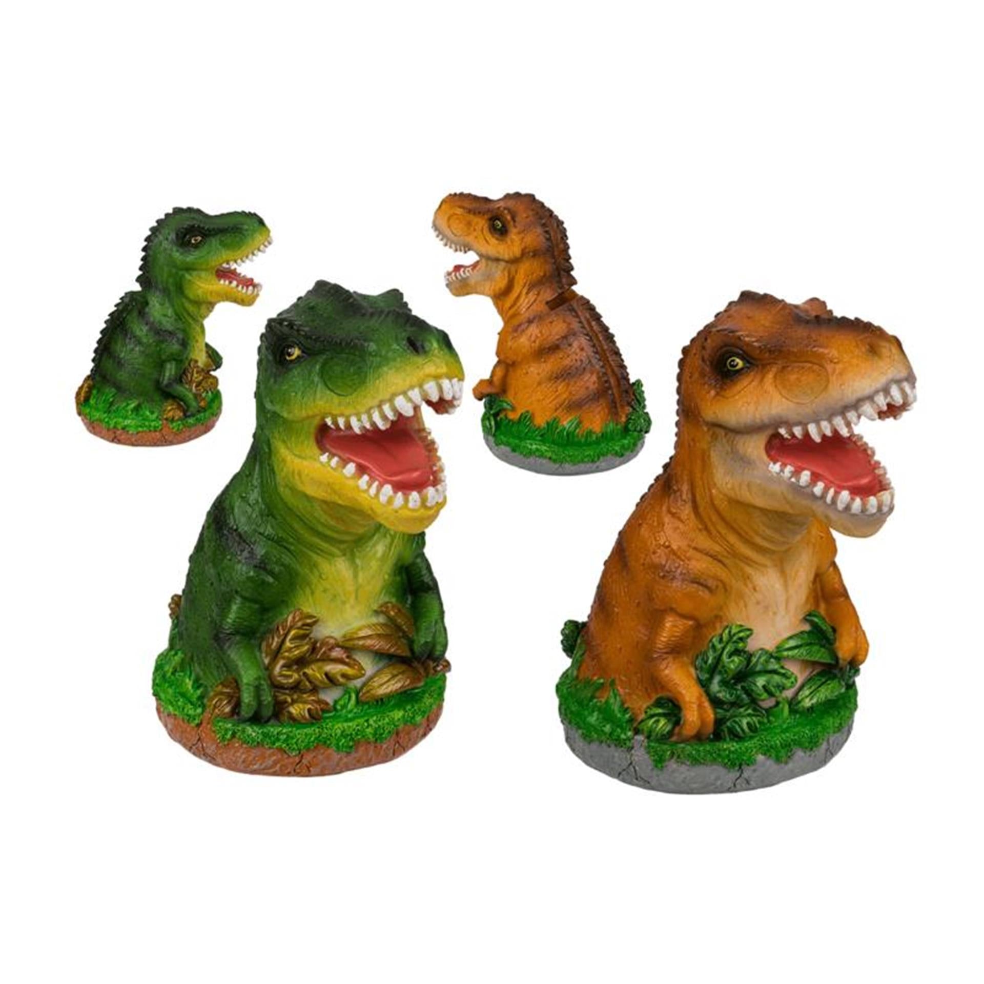 Out of the blue spaarpot dinosaurus polyresin 13x15cm