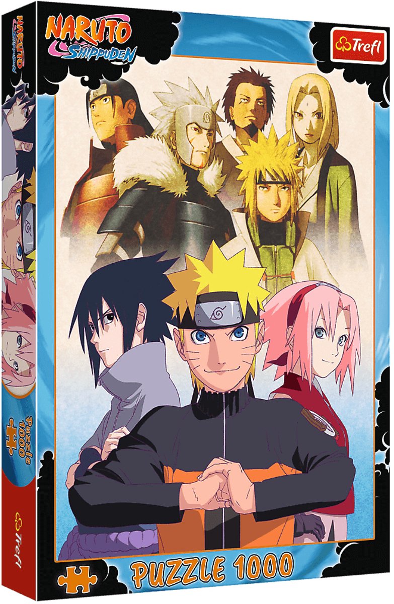 Trefl legpuzzel naruto team 1000 stukjes - anime puzzel voor kinderen en volwassenen.