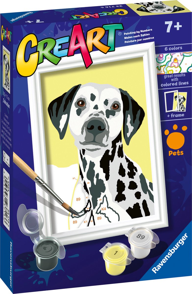 Ravensburger Creart Malen nach Zahlen – Dalmatiner