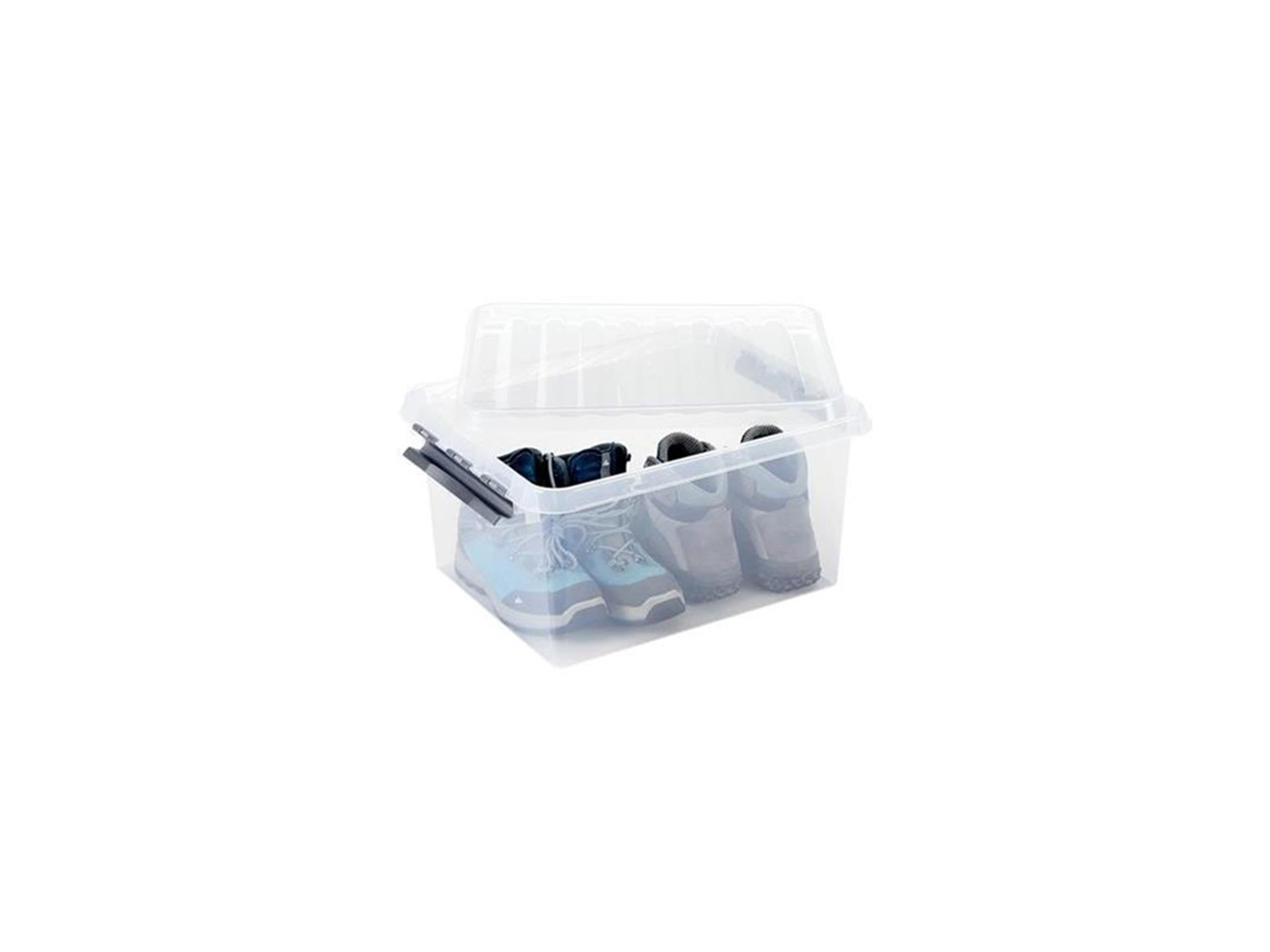 Sunware q-line opbergbox 22l transparant