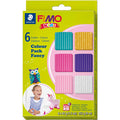 Fimo kids -ovenhardende boetseerklei - colour pack girlie (6 x 42g)