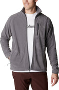 Columbia fast trek ii vest heren met rits - fleece vest heren - outdoorvest - grijs - maat s
