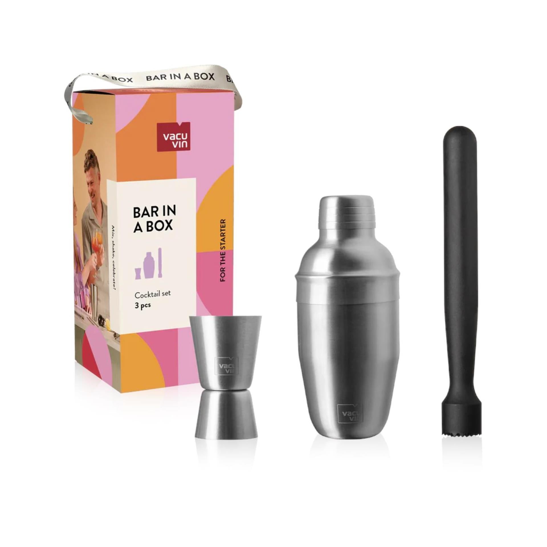 Vacuvin cocktailset basic 3-delig