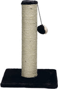 Beeztees gina - krabpaal - zwart - mini - 30x30x45 cm
