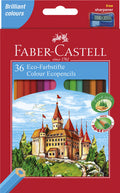 Faber castell fc-120136 kleurpotlood faber-castell castle zeskantig karton etui met 36 stuks