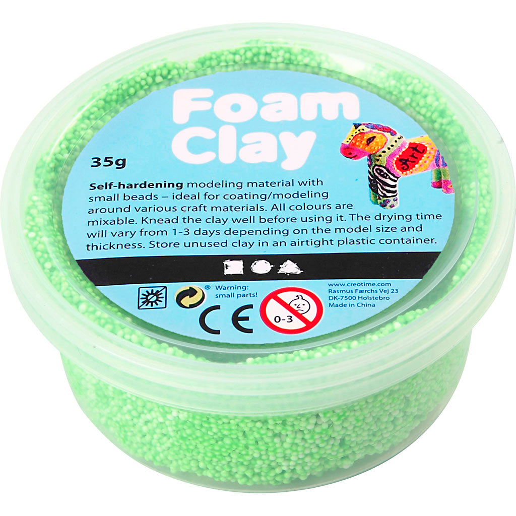 Foam clay https: www.cchobby.nl foam-clayr-neon-groen-35-gr-1-doosje