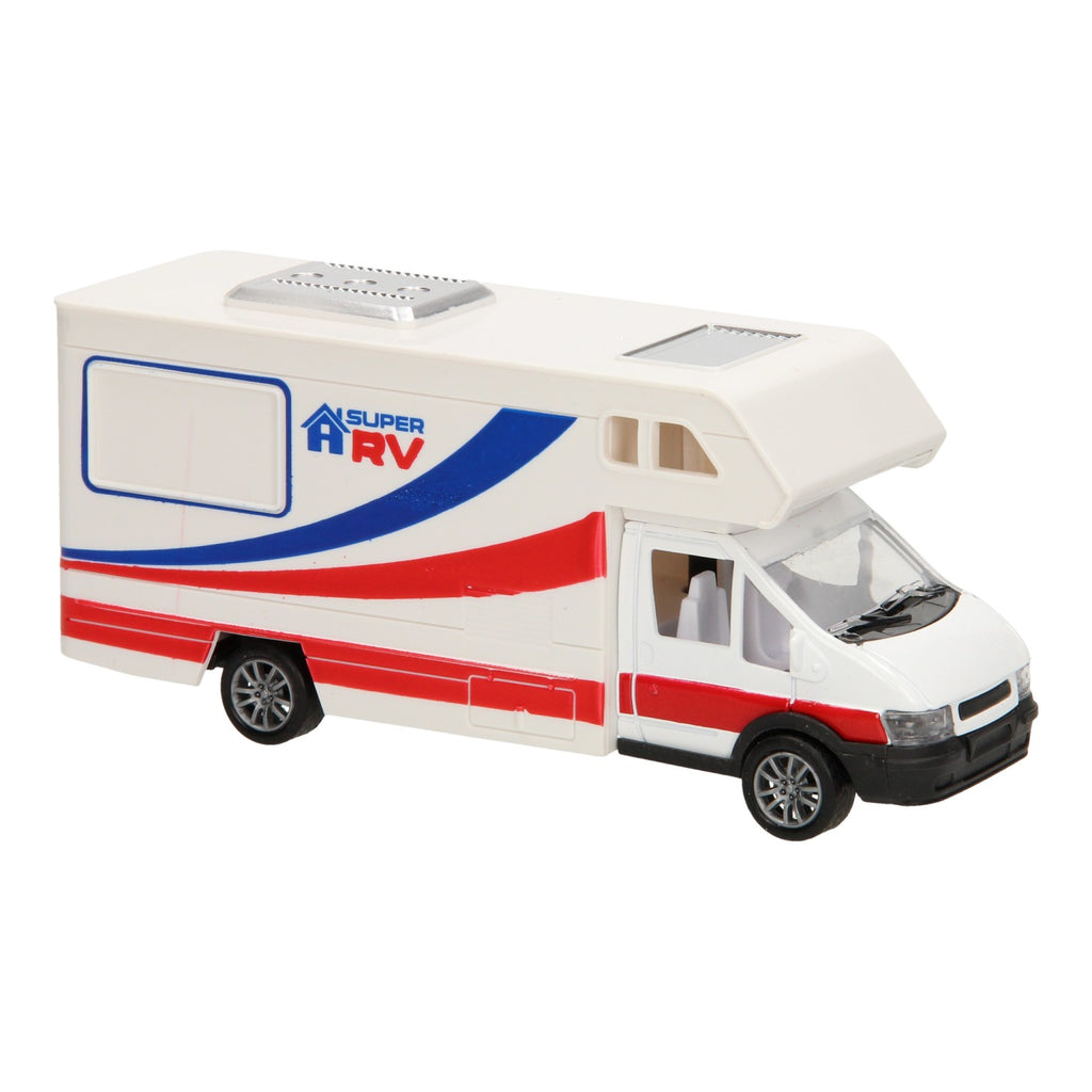 Weißer Camper aus Druckguss