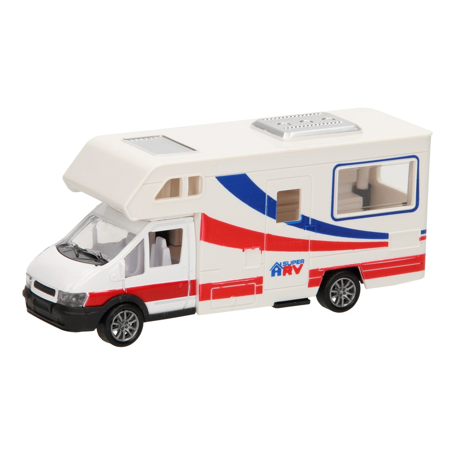 Weißer Camper aus Druckguss