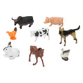 Lobbes speelgoed bv boerderijdieren, 10st.