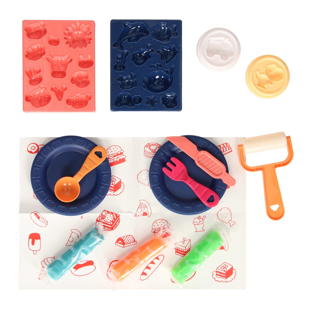 Lobbes Knete-Set Tierfreunde – 5 Farben Knete