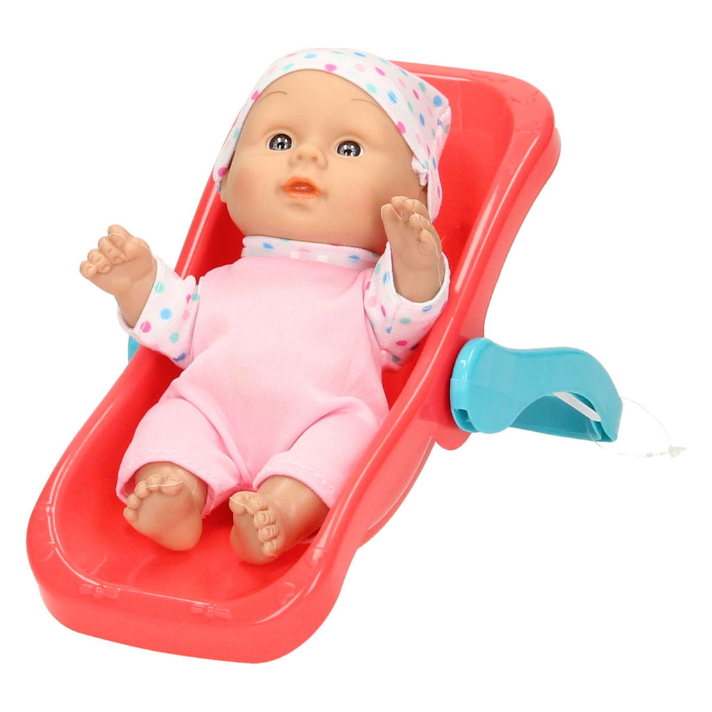 Lobbes Babypuppe im Tragestuhl