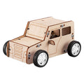 Holzbausatz-Auto mit Zugschnur