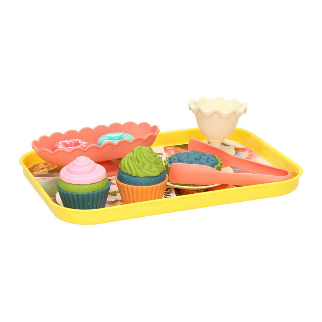 Tablett-Spielzeug-Kuchen, 14 Stück.