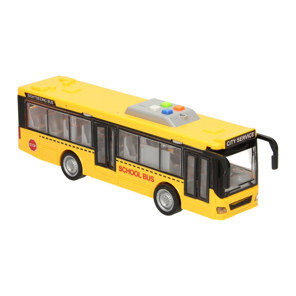 Schulbus mit Licht und Ton 1:16