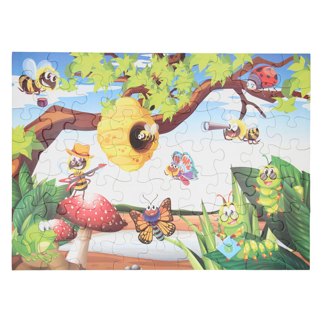 Insekten-Puzzle, 63 Teile.