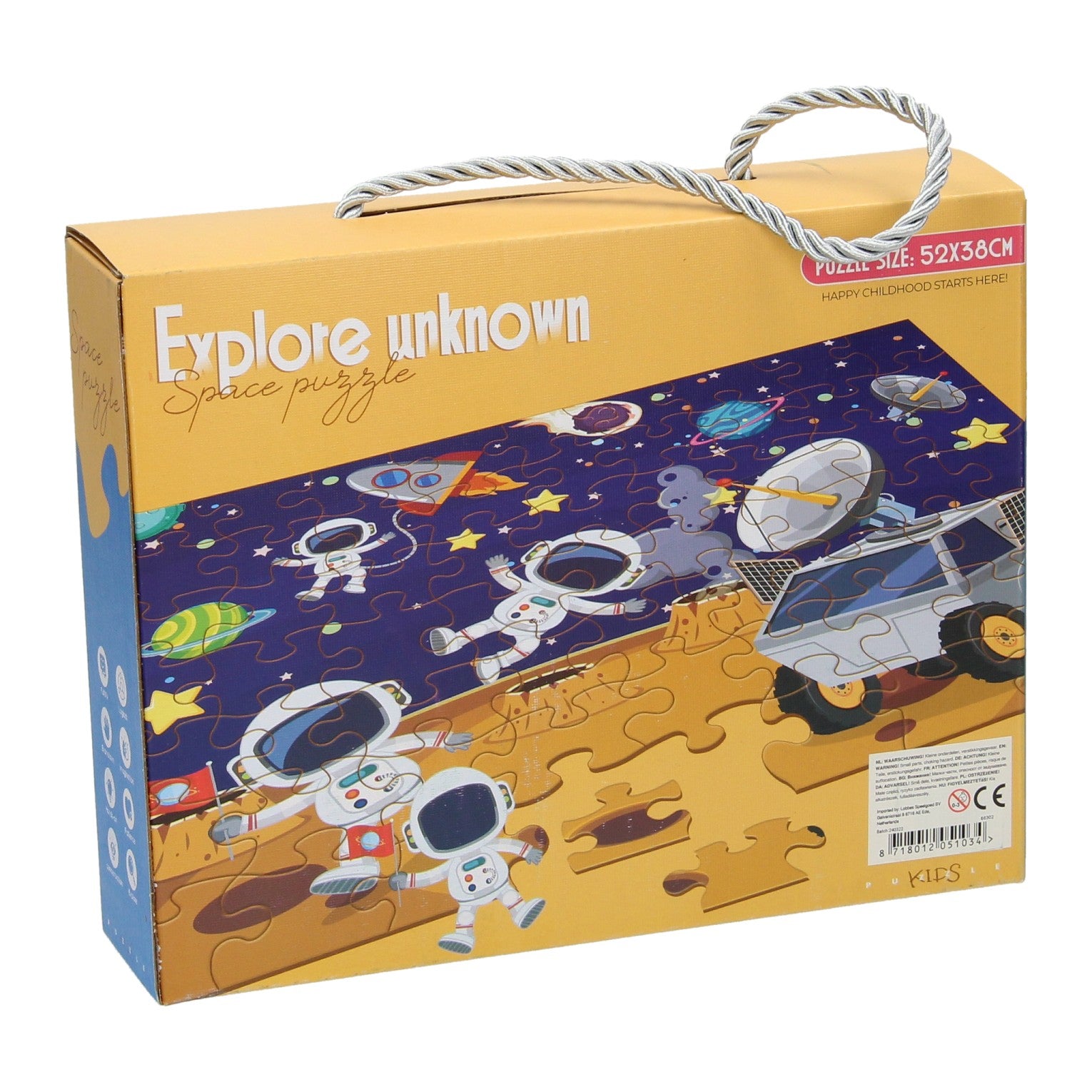 Weltraumpuzzle, 63 Teile.