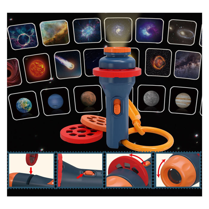 Projektionssäulenlampe Planeten