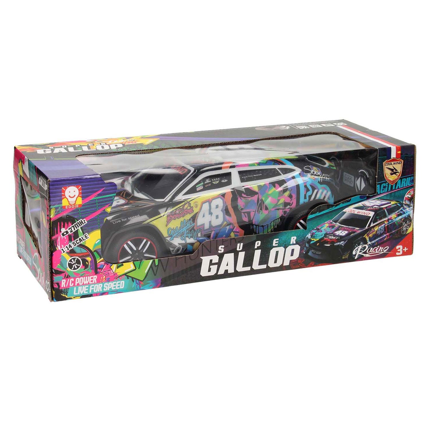 RC-Rennwagen-Körper-Graffiti