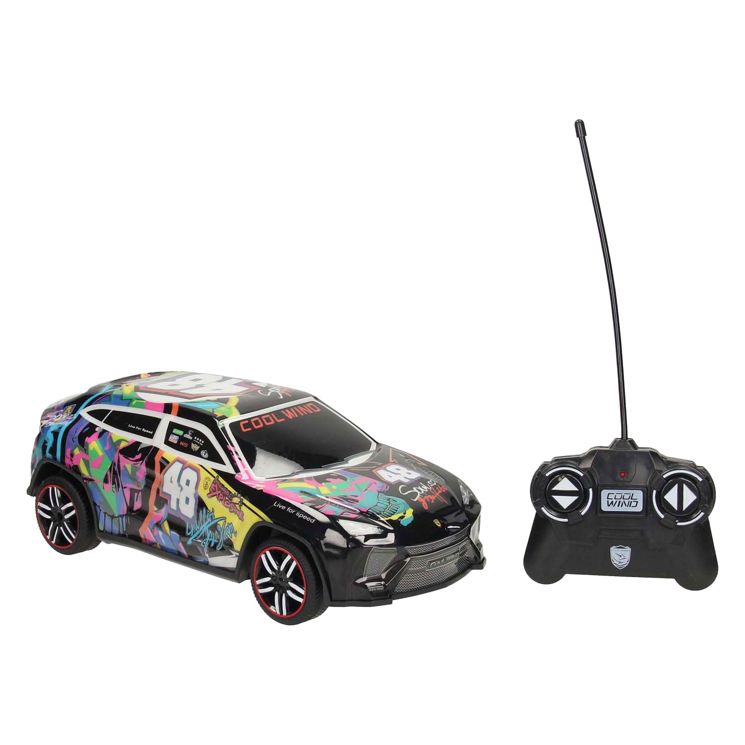 RC-Rennwagen-Körper-Graffiti
