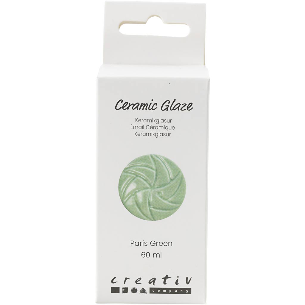 Creativ company keramiek glazuur 984-1101 c dekkend paris green - 60ml