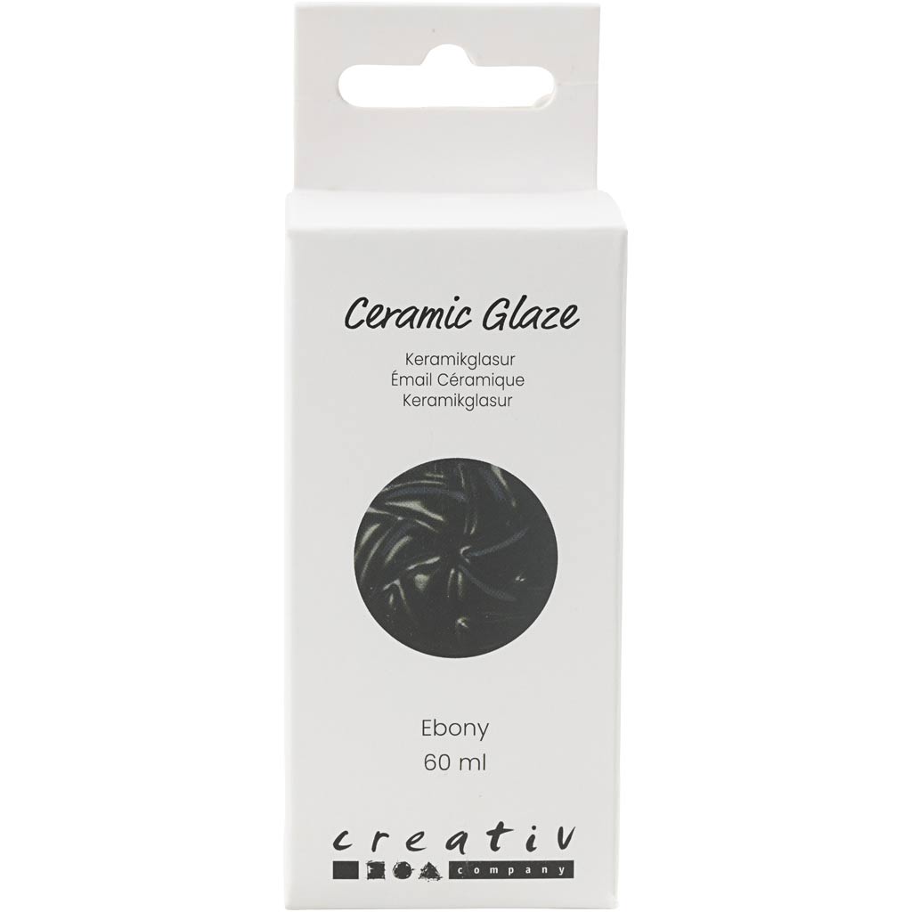 Creativ Company Keramikglasur 984-1101 c opak Ebenholz - 60 ml