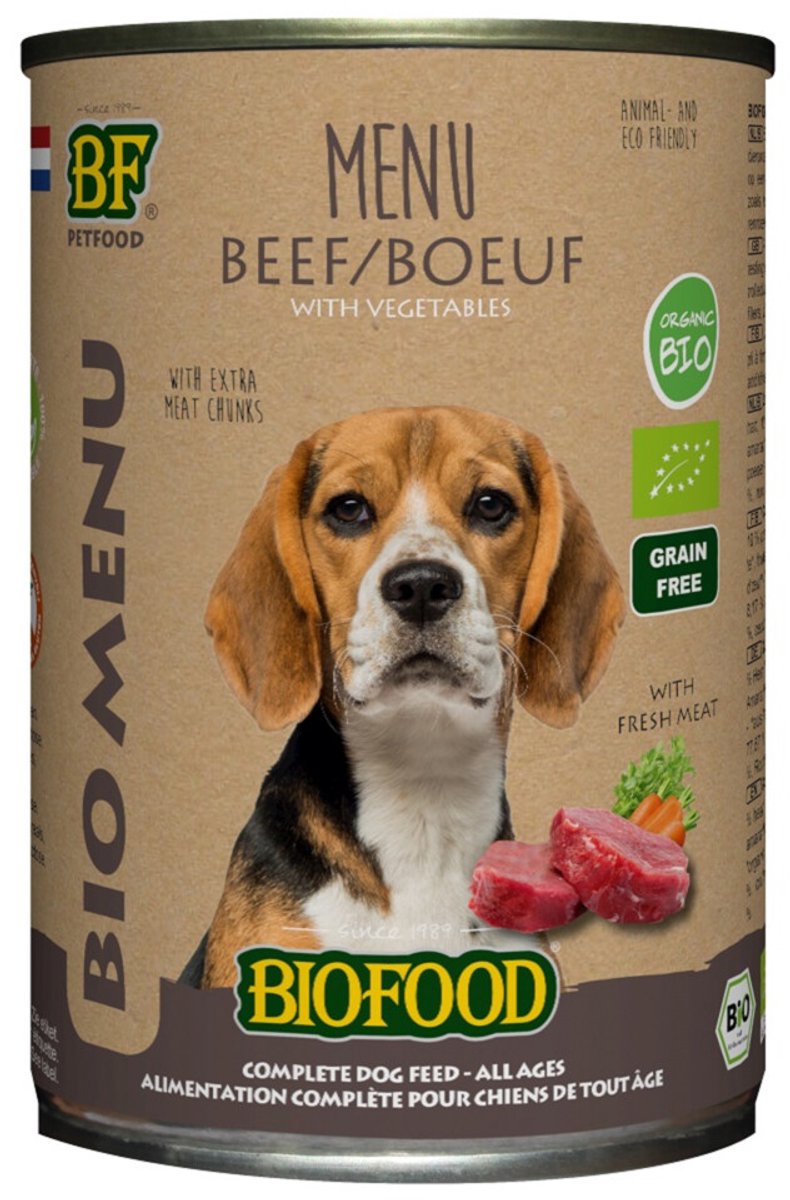 Bf Petfood Biofood Bio-Hundefleischmenü Dose
