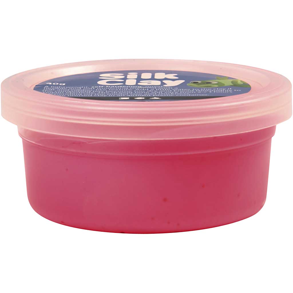 Silk clay - roze, 40gr.