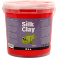 Silk clay , rood, 650 gr