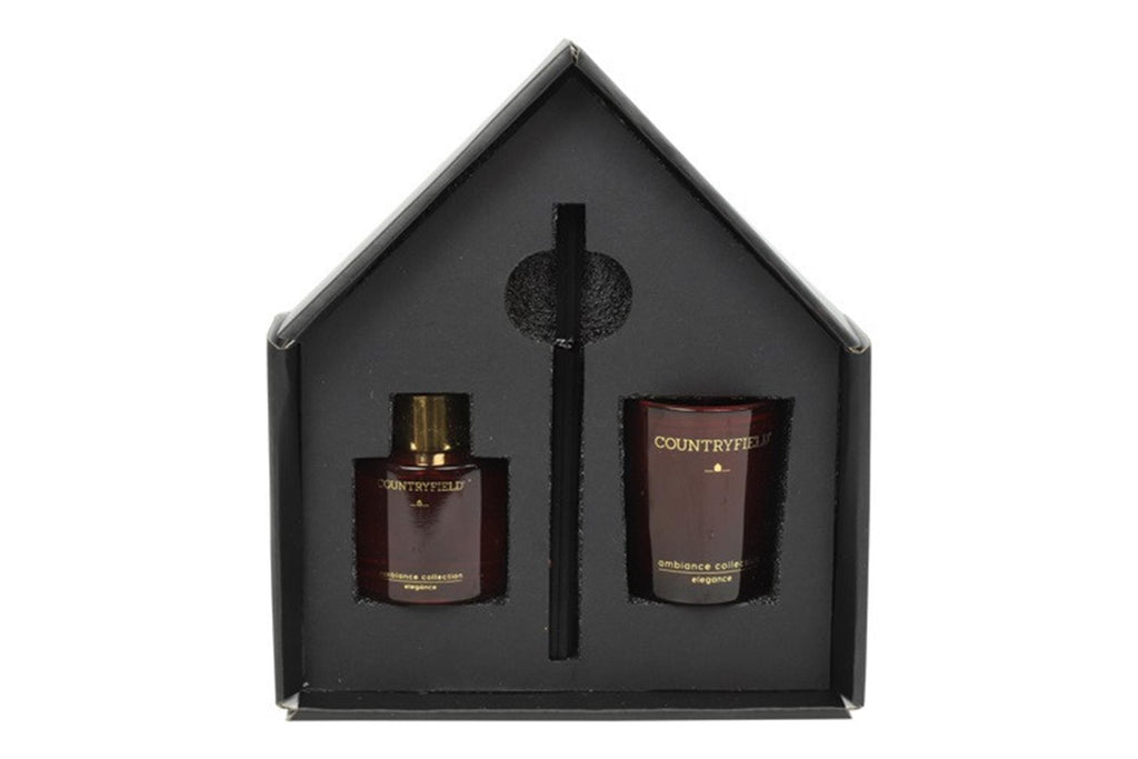 Countryfield elegance gift box geurstokje kaars xs